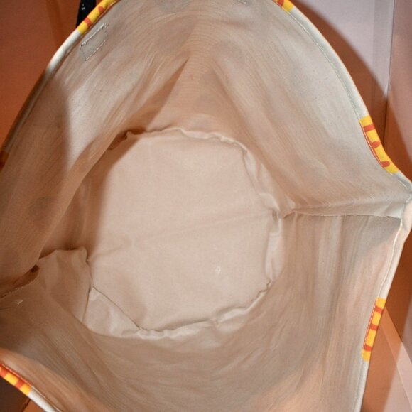 Mud Pie Halloween Collection Candy Corn Tote Bag #94130897C NWT - Picture 2 of 5